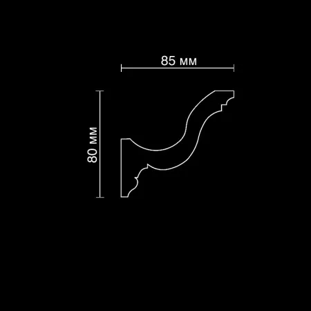 Карниз потолочный гипсовый Artpole SKT307