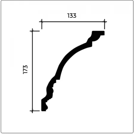 Карниз потолочный Европласт 1.50.256
