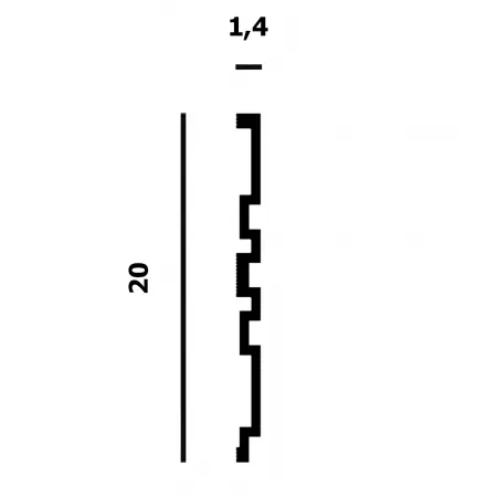 Декоративная панель Перфект Plus Р167-2800