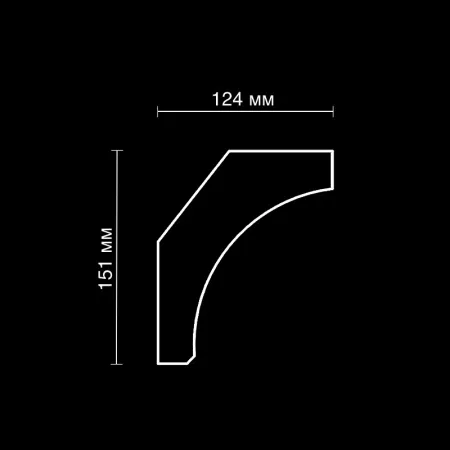 Карниз потолочный гипсовый Artpole SKT410