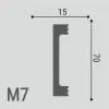 Молдинг Де-Багет М 7 70/15