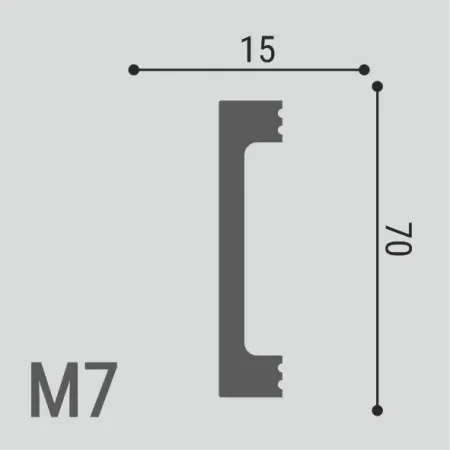 Молдинг Де-Багет М 7 70/15