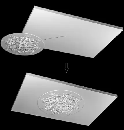 Розетка потолочная Artpole SR29N/V (наборная)