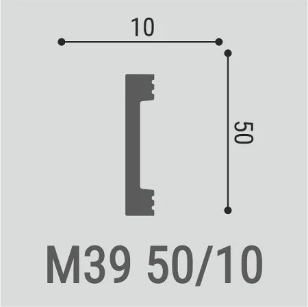 Молдинг Bello Deco М39 50/10