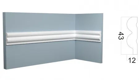 Финишный молдинг PAOLO ARTE Kr166M