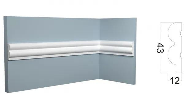 Финишный молдинг PAOLO ARTE Kr166M