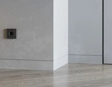 Скрытый плинтус LACONISTIQ REGULAR, под подсветку, черный муар