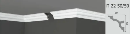 Карниз потолочный Де-Багет П 22 50/50
