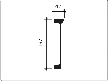 Фасадный декор фриз Европласт 4.03.301