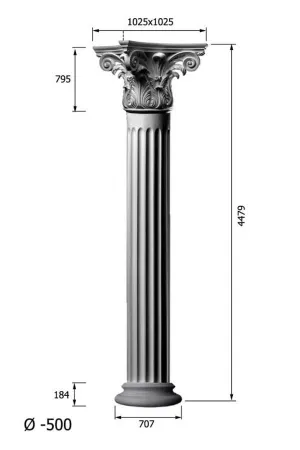 Колонна DECORUS KLN-500