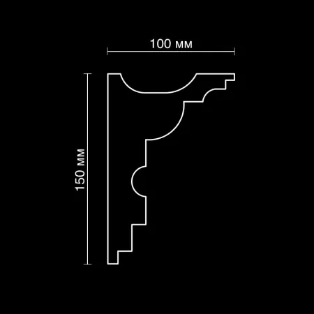 Карниз потолочный гипсовый Artpole SKTL146