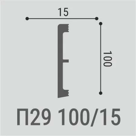 Плинтус напольный Bello Deco П29