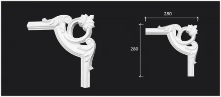 Угловой элемент DECOR DIZAYN C3-DD002