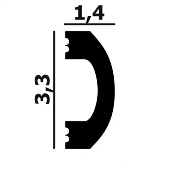 Молдинг Перфект Plus Р135-2800