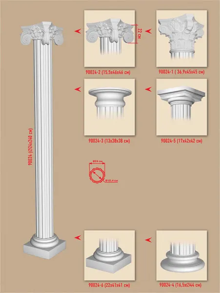 Ствол колонны Decomaster 90024