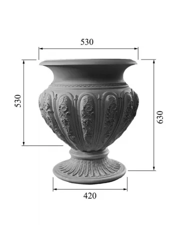 Вазон DECORUS VZ-008