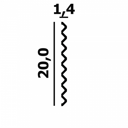 Декоративная панель Перфект Plus Р128-2800
