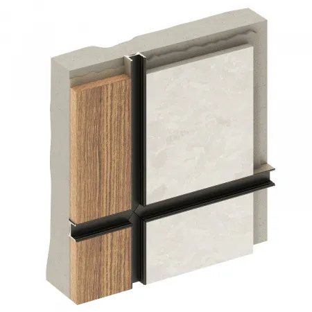 Разделительный теневой профиль D007 Черный