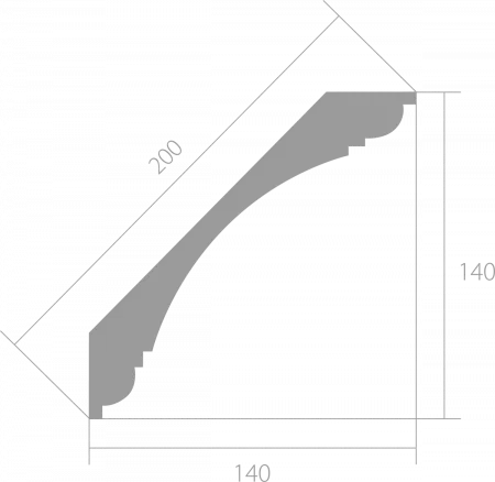 Карниз потолочный Ultrawood CR 0003i