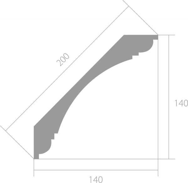 Карниз потолочный Ultrawood CR 0003i