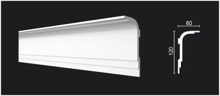 Карниз потолочный DECOR DIZAYN DD516