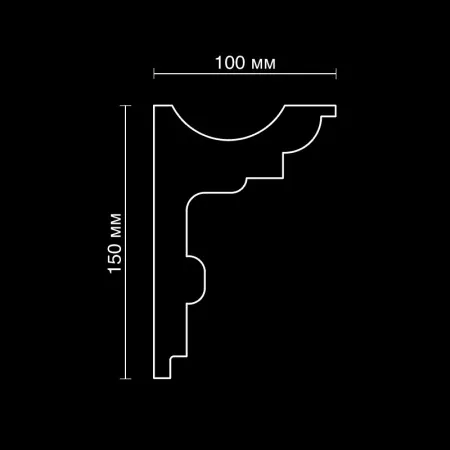 Карниз потолочный гипсовый Artpole SKTL147