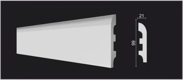 Плинтус напольный DECOR DIZAYN DD41