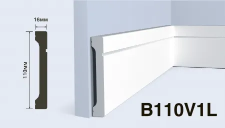 Плинтус напольный HIWOOD B110V1L