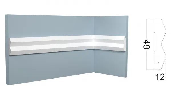 Финишный молдинг PAOLO ARTE Kr162M