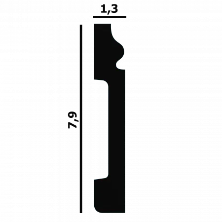 Плинтус напольный Перфект Plus Р29 Гибкий