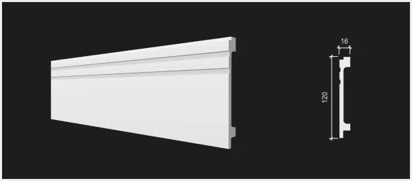 Плинтус напольный DECOR DIZAYN DD724