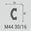 Молдинг Bello Deco М44 30/16