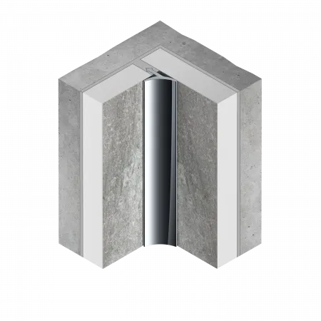 Профиль для плитки внутренний универсальный (муар антрацит) 