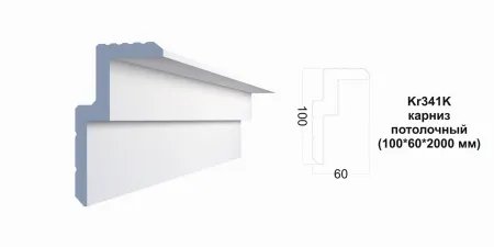 Карниз потолочный PAOLO ARTE Kr341K