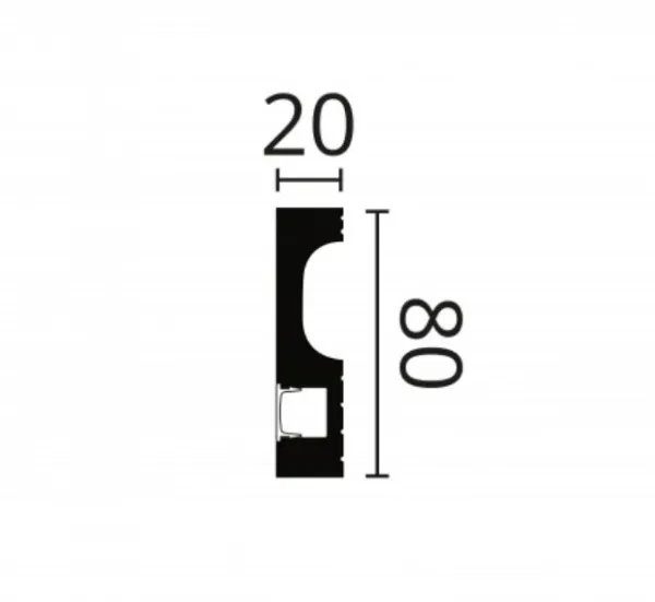 Плинтус напольный NMС IL11