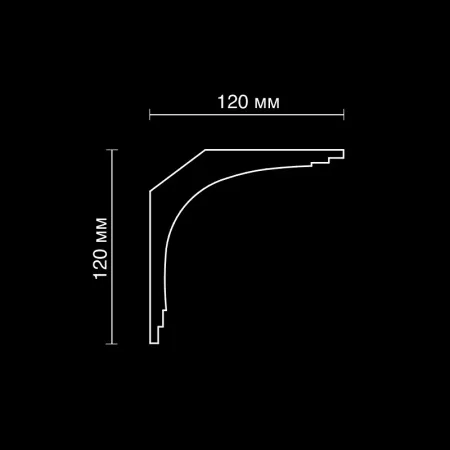 Карниз потолочный гипсовый Artpole SKT369