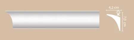 Карниз потолочный Decomaster D209 ДМ