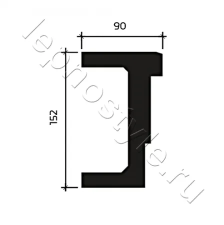 Фасадный декор архитрав Европласт 4.04.102