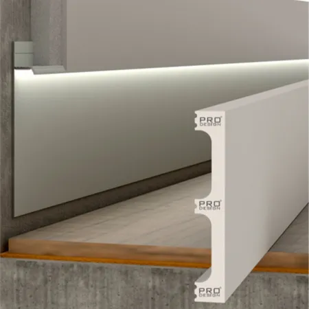 Вставка скрытого плинтуса Pro Design 80 мм 