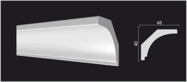 Карниз потолочный DECOR DIZAYN DD13