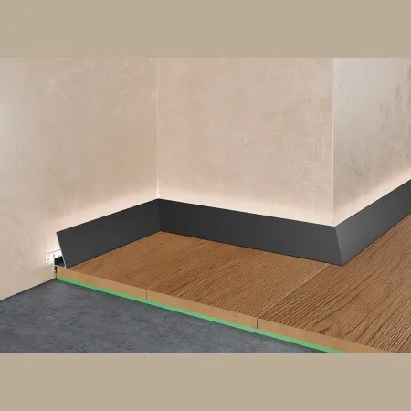 Микроплинтус Pro Design Corner 570 Черный