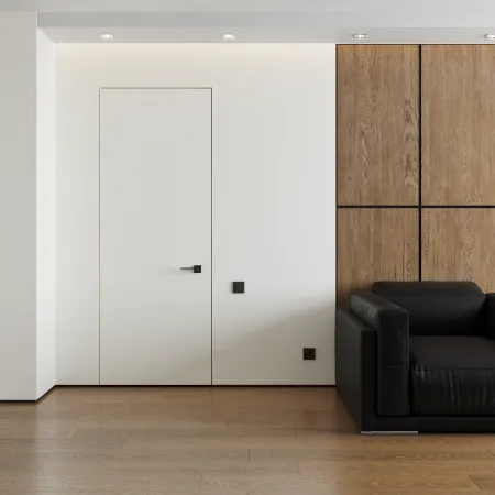 Теневой плинтус LACONISTIQ REGULAR 45 Чёрный