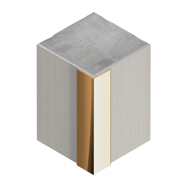 Защитный угол латунь 20x20 мм Neexy (латунь полированная)