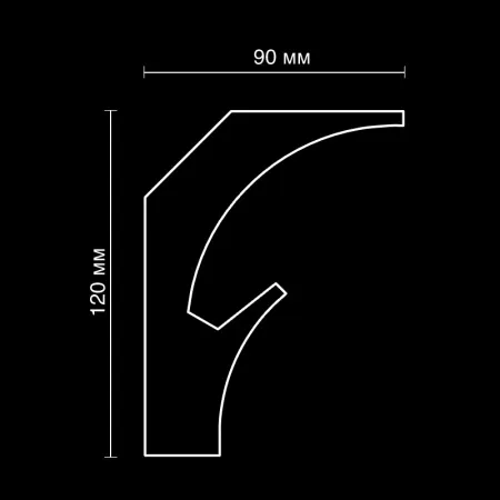 Карниз потолочный гипсовый Artpole SKTL168