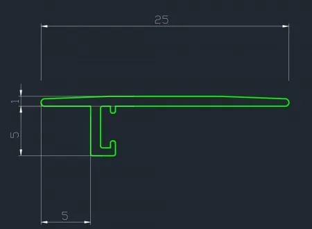 Порог алюминиевый Pro Design 571 2700 мм Белый