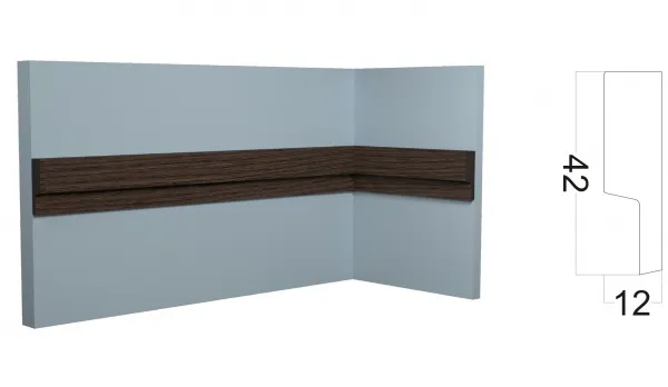 Финишный молдинг PAOLO ARTE Kr168M-8