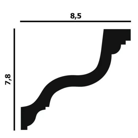 Карниз потолочный Перфект Plus Р30