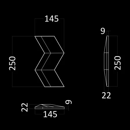 Гипсовая 3D панель Artpole MERCURY