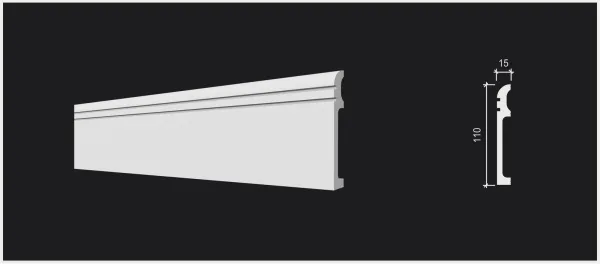 Плинтус напольный DECOR DIZAYN DD721