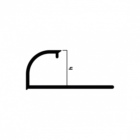 Профиль для плитки внешний 12 мм Neexy (антик медь светлая)